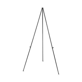 Universal 43029 - Instant Setup Foldaway Easel, Adjusts 15 to 61 High, Steel, Black-UNV43029
