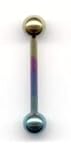 Titanium Rainbow Barbell 14 gauge by 5/8