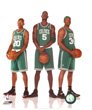 Boston Celtics Big Three Paul Pierce, Kevin Garnett and Ray Allen