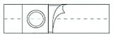 1 EACH OF Nu-Hope Hernia / Ostomy Support Belts - Large: 36 - 40, Right, 2 3/8 Ring, Cool Comfort