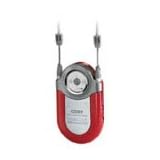 COBY  CX-7 Red MINI AM/FM POCKET RADIO with NECK STRAP