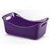 Rachael Ray Stoneware Eggplant Loaf Pan 9x5-in.