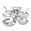 All Clad 10 piece Stainless cookware set Cmmf 8400000261