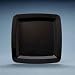 Profiles 611185 Square Disposable Tray, Black, 14" Length x 14" Width (Case of 24)