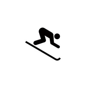 Skier Stencil