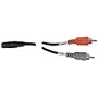 HOSA CFR-210 Stereo Female Mini to 2 RCA Male Plugs - 10 Feet