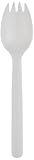 Dixie CMP21C Medium Weight Polypropylene Spork, 5.75