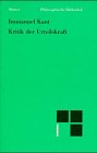 Philosophische Bibliothek, Bd.39A, Kritik der Urteilskraft