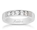 Platinum Channel-Set 5 Stone Wedding Band (.35 ct. tw.)