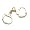 Handcuffs Charm - Gold Plate