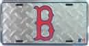 Boston Red Sox License Plate (Diamond Plate)