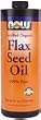 Flax Seed Oil Organic by NOW Foods - (24 oz. Liquid)