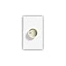 Lutron #C-1000-WH White SP Rotating Dimmer