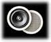Definitive Technology UIW63/A Round In-Ceiling Speakers (Pair, White)