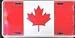 Canada Flag License Plate
