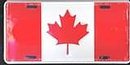 Canada Flag License Plate