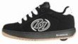 Heelys Hurricane 7225C black/white Junior roller shoe - Size junior 12