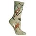 Deer Buck Doe Hunting Cotton Wildlife Animal Art Print Socks 9-11