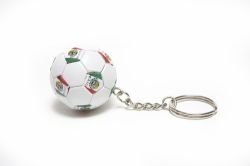 Mini Soccer Ball Keychain - Mexico