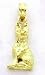 14k Gold German Shepherd Dog Pendant
