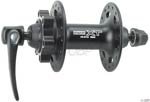 XT M756 32 hole front disc hub, black