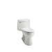 KOHLER K-3489-HW1 Cimarron Comfort Height Elongated Toilet, Honed White