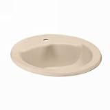 American Standard CADET OVAL COUNTERTOP SINK W/SCOTCHGUARD 0419111SG.045