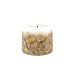 Dried Wildflower Candle Wax Inlaid White Floral Scent