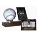 BCW Woodbase Baseball & Card Holder (Real Walnut) - Combo Ball & Card Display - Sports Memoriablia Display Case - Sportscards Collecting Supplies
