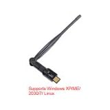 802.11n b g 150Mbps USB Wireless Adapter with Detachable Antenna (Black) for Samsung... 