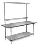 IMAGE OF HD Super Work Table With Overhead - 30in. W x 60in. L - Three-Sided Frame