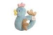 Eco Friendly Miyim Baby 100% Certified Organic Cotton Blue Chicken Rattle