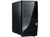 MS-Tech CA-0130 Midi Tower PC-Gehäuse ATX schwarz