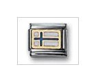 Finland Flag Mix Classic Enamel, Italian Charm by Nomination Charms