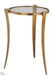 Tripod Table with Glass Top by Remington Lamp 80080