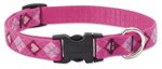 Lupine 3/4" Adjustable Dog Collar-12"-20"-Puppy Love Pattern