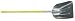 Westward 4LVR5 Aluminum Scoop Shovel