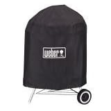 Click here to buy Weber 7701 Premium Kettle Cover Fits 22 1/2-Inch Charcoal Grills by Weber.