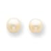 Brand new 14k 6mm Button Cultured Pearl Childrens Earrings on sales