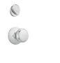 Schlage F359 PLY 625 Interior Single Cylinder Plymouth Handleset, Polished Chrome