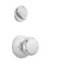 Schlage F359 PLY 625 Interior Single Cylinder Plymouth Handleset, Polished Chrome