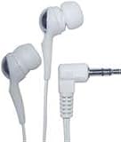 White Stereo Headset Earbuds