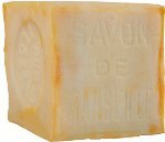 Authentic Traditional Savon de Marseille Palm Cube Stamped 600g - Handcrafted Pure French Soap