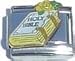 Clearly Charming Holy Bible Italian Charm Bracelet Link