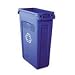 RUB354007BE - Slim Jim Recycling Container with Venting Channels
