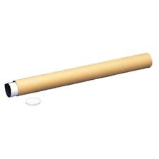 NAT 01510 - Economy Recycled Mailing Tube, 3x25, Brown by 