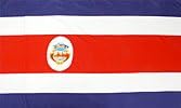 Costa Rica Flag (With Seal) 3X5 Foot E Poly