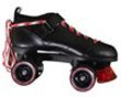 Chicago CUSTOM RED Bullet roller skates - Size 3