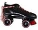 Chicago CUSTOM RED Bullet roller skates - Size 3