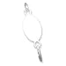 Sterling Silver w/Oval ID Plate Bangle Bracelet